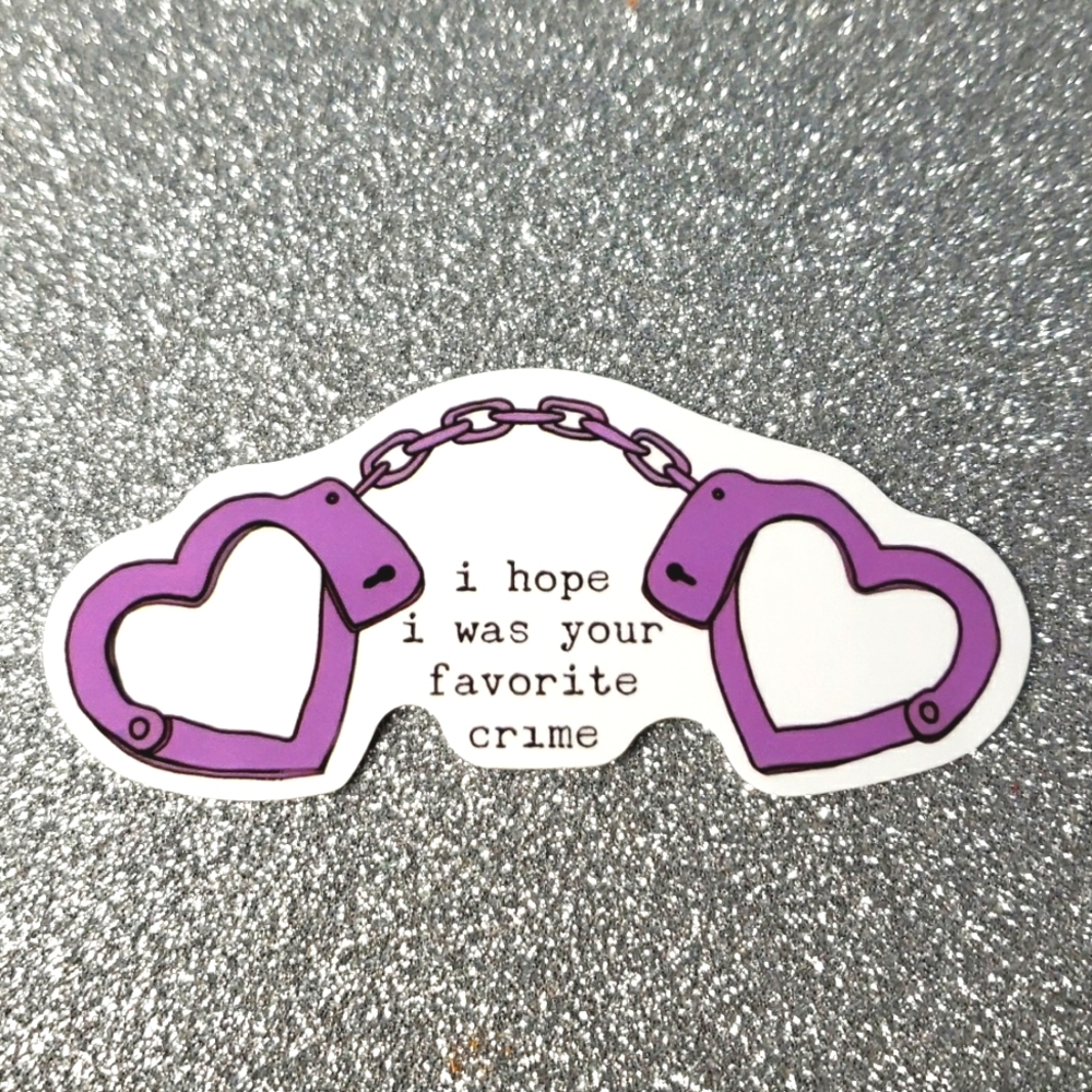 10/$10 Waterproof Sticker Olivia Rodrigo song lyrics